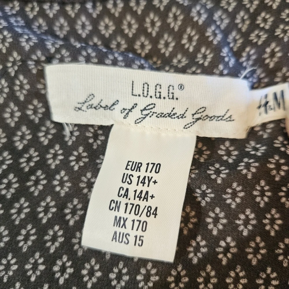 LOGG (Label of Graded Goods) Open Front Lightweight Shirt Size Small - Picture 5 of 7